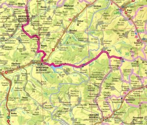 Nyárád és Küsmöd útja