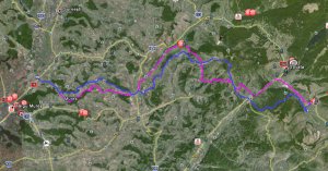 Só útja - Google Earth térkép, GPX track-el