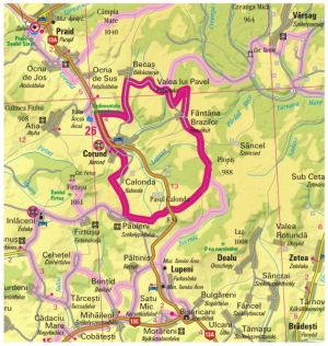 Korond kerékpáros tanösvény